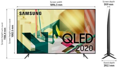 Samsung 85" Q70T 4K UHD QLED Smart TV QE85Q70TAT
