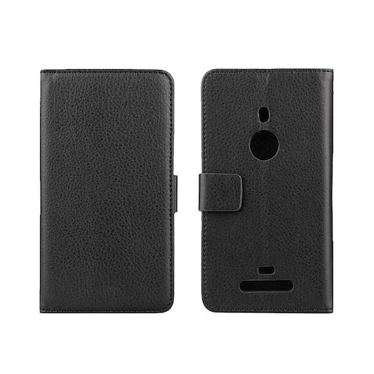 Lompakkokotelo 2-kortti Nokia Lumia 925 (RM-893)  - musta