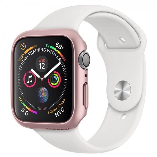 Apple Watch 44mm (Series 4/5/6/SE) Suojakuori Ultra Thin RoseKeltainend