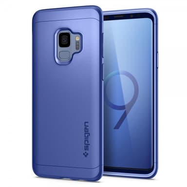 Spigen Ultra Thin 360 Suojakuori med Näytönsuoja till Samsung Galaxy S9 Coral Blue