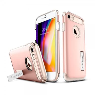 Spigen Slim Armor Kuori iPhone 7/8/SE Ruusukulta