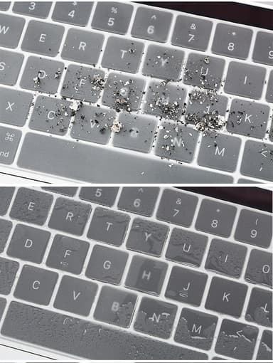 Tangentbordsskydd för MacBook Pro 13""/15"" silikon Transparent