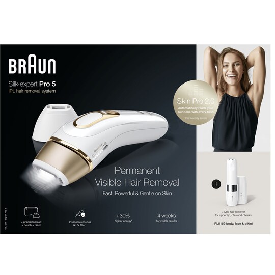 Braun Silk-Expert Pro 5 valoimpulssilaite PL5159