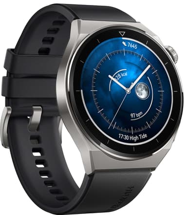 Huawei Watch GT3 Pro älykello 46 mm (silikoni/musta)