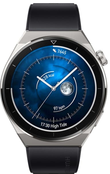 Huawei Watch GT3 Pro älykello 46 mm (silikoni/musta)