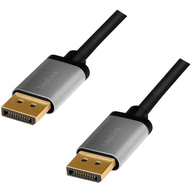 DisplayPort-kaapeli 4K / 60Hz Alumiini 1m