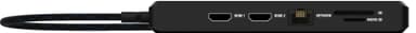 Unisynk 12 Port 8K 100 W USB-C hubi (musta)