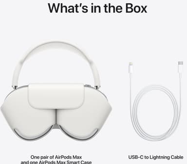 Apple AirPods Max langattomat around-ear kuulokkeet (hopea)