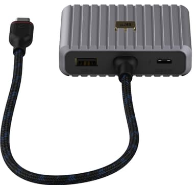Unisynk 5 Port 8K 100W USB-C hubi (harmaa)