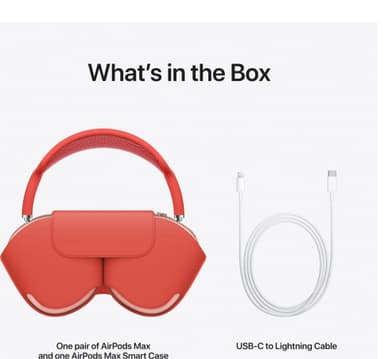Apple AirPods Max langattomat around-ear kuulokkeet (pinkki)
