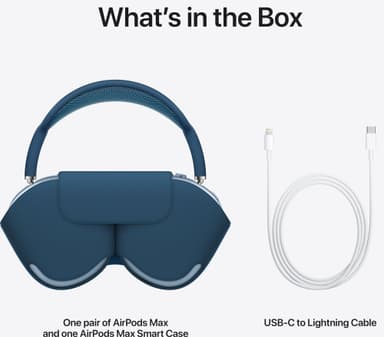 Apple AirPods Max langattomat around-ear kuulokkeet (taivaansininen)