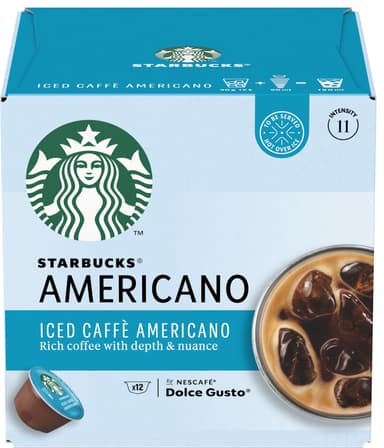 Starbucks Iced Americano by Nescafé Dolce Gusto kahvikapselit 12503192