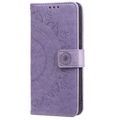 SKALO Samsung A04s 4G Mandala lompakkokotelo - Violetti