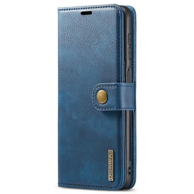 DG MING Samsung A04s 4G 2-in-1 magneetti lompakkokotelo - Sininen