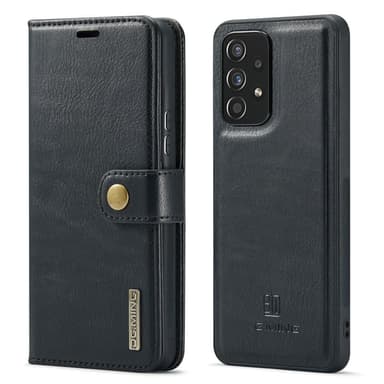 DG MING Samsung A53 5G 2-in-1 magneetti lompakkokotelo - Musta