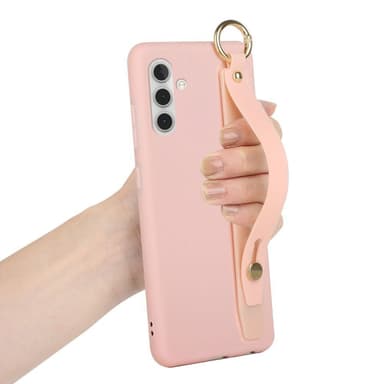 SKALO Samsung A04s 4G Käsihihna TPU-suojakuori - Pinkki