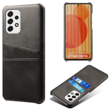 SKALO Samsung A53 5G PU-nahkainen Korttikotelo - Musta