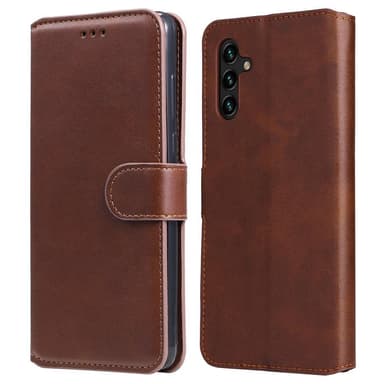 SKALO Samsung A13 5G Classic Lompakkokotelo - Ruskea