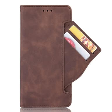 SKALO Samsung A53 5G 6-lokeroa Lompakkokotelo - Ruskea