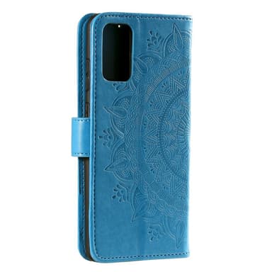 SKALO Samsung A33 5G Mandala lompakkokotelo - Sininen