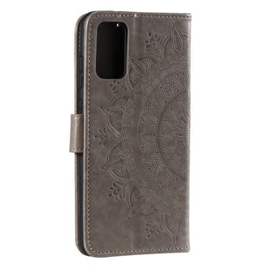 SKALO Samsung A33 5G Mandala lompakkokotelo - Harmaa