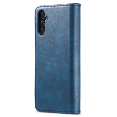 DG MING Samsung A04s 4G 2-in-1 magneetti lompakkokotelo - Sininen
