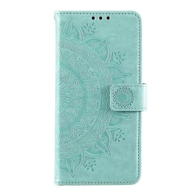 SKALO Samsung A13 5G Mandala lompakkokotelo - Turkoosi