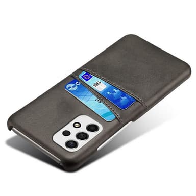 SKALO Samsung A53 5G PU-nahkainen Korttikotelo - Musta