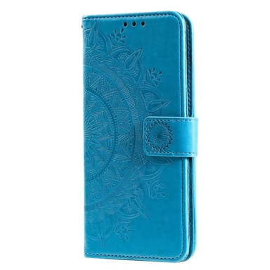 SKALO Samsung A33 5G Mandala lompakkokotelo - Sininen