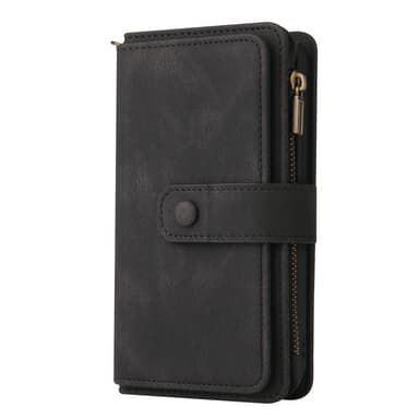 SKALO Samsung A53 5G Big Wallet 17-lokeroa Lompakkokotelo - Musta