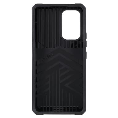 SKALO Samsung A53 5G Armor Card Holder Camera Slider Suojakuori - Musta