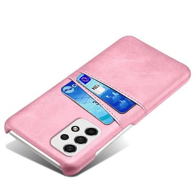 SKALO Samsung A53 5G PU-nahkainen Korttikotelo - Pinkki