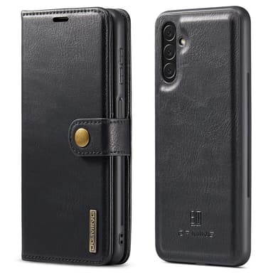 DG MING Samsung A13 5G 2-in-1 magneetti lompakkokotelo - Musta