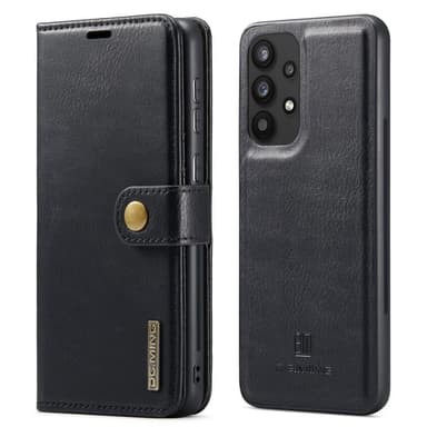 DG MING Samsung A33 5G 2-in-1 magneetti lompakkokotelo - Musta