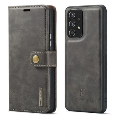 DG MING Samsung A53 5G 2-in-1 magneetti lompakkokotelo - Harmaa