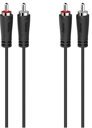 Hama äänikaapeli 2 x RCA - 2 x RCA (3 m)