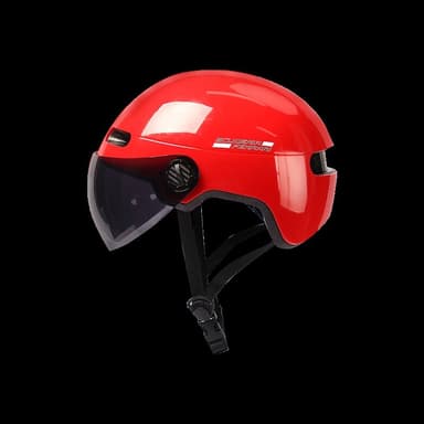 Ferrari kypärä aurinkosuojalla - punainen
