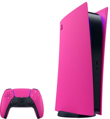 PS5 Digital Edition kuori pelikonsolille (Nova Pink)