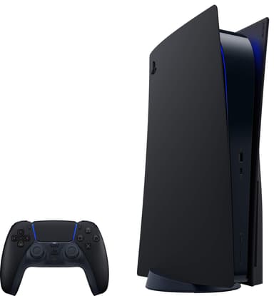 PS5 kuori pelikonsolille (Midnight Black)