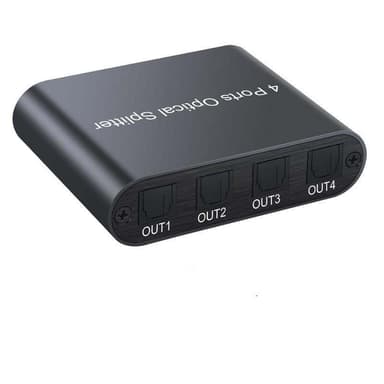NÖRDIC Digitaalinen audio optinen toslink-jakaja 1-4