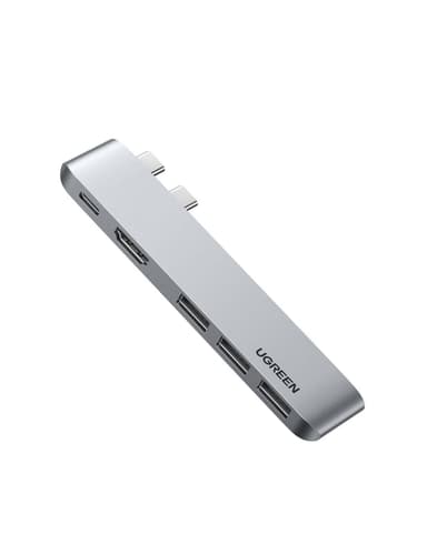 Ugreen 5ports USB-C-telakointiasema HDMI 4k 30Hz USB C Gen 2 10Gbps PD 87W 3xusb3.1 Port 5Gbps MacBook M1, MacBook Pro ja MacBook Air