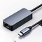 NÖRDIC USB-C - 2,5 Gbps LAN-sovitin Thunderbolt 3/4 15 cm kaapeli alumiinia