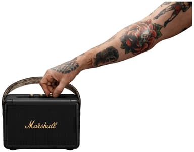 Marshall Kilburn 2 (II) kaiutin (musta/messinki)