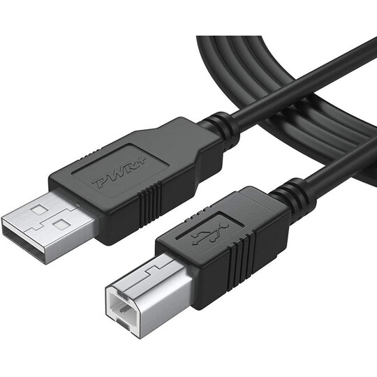 NÖRDIC USB2.0 A-uros-B-uroskaapeli 1m