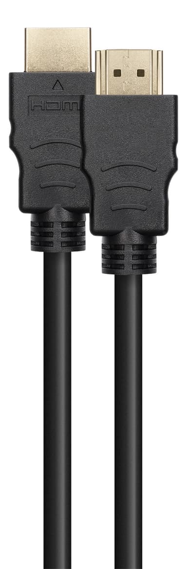 DELTACO sertifioitu HDMI2.1 Ultra High Speed 8K 60 Hz, 4K 120 Hz 48 Gb/s Dynamic HDR, eARC-pelitila VRR Dolby ATMOS, kullattu, 3 m