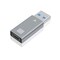 NÖRDIC USB3.2 Gen2 USB-C-USB-A-sovitin 10Gbps metalli hopea