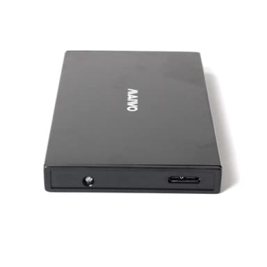 Maiwo K2501CU3 USB 3.1 GEN1 5 Gb/s:n ulkoinen tallennuskehikko 1. 2,5 SATA HDD SSD 9,5 mm 2 Tt saakka, UASP-tuki, USB-kaapeli mukana