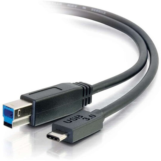 NÖRDIC USB 3.1 -kaapeli USB C–USB B, 1 m, USB-tulostinkaapeli