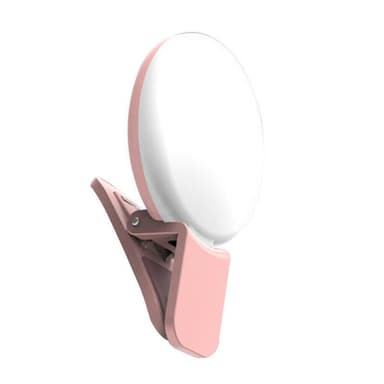 Selfie Light Klipsi - Pinkki