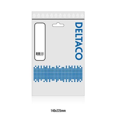 DELTACO DisplayPort - HDMI-sovitin, 4K UHD 30Hz, valkoinen